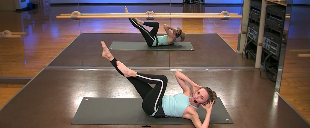 Ola Urban teaching Mat Pilates Virtual Workout you can take from home or in studio!