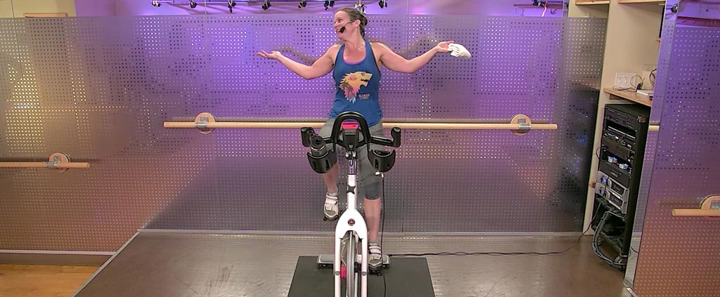 Heather Gervais Teaches Cycle Strength at Community Fitness